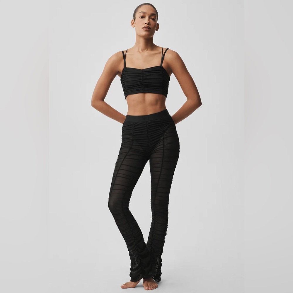 ALO YOGA | ✨NEW✨ Airlift Mesh High-Waist Cherish Legging in Black